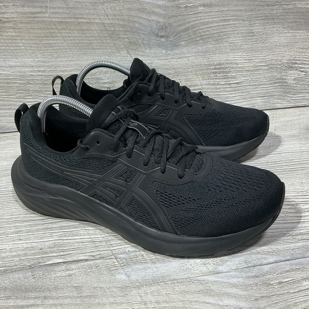 ASICS Gel-Contend 9 Running Shoes Mens Size 9.5 Black Athletic Sneakers 1011B881